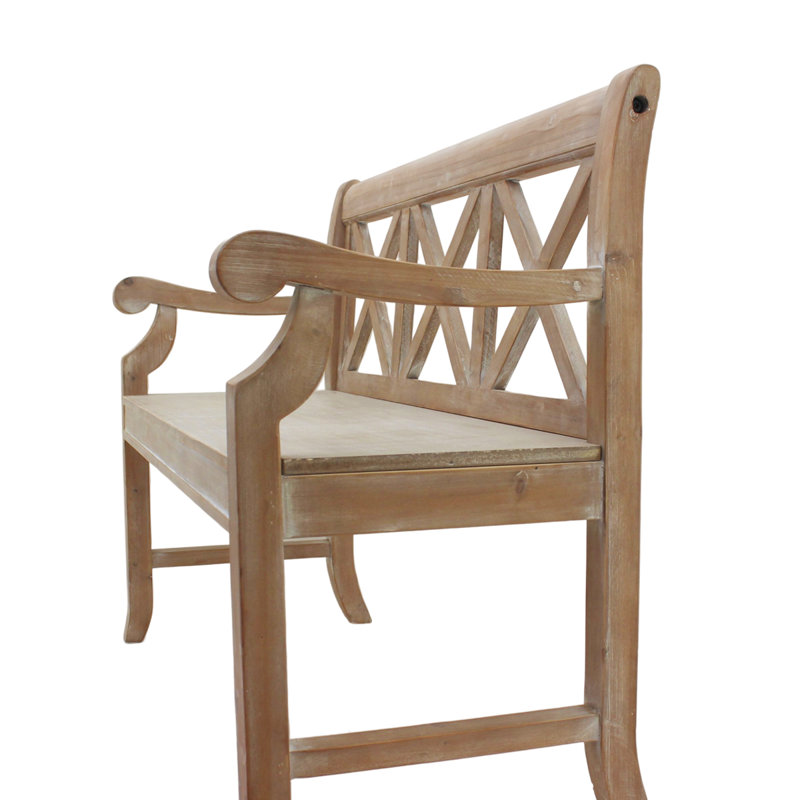 Solid Wood Bench, Natural