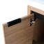 Armoire de salle de bain 24 po avec lavabo - imitation murale en résine au fini chêne-1431877804