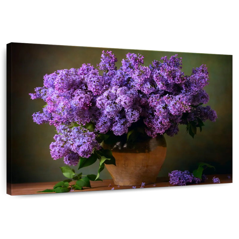 Bouquet de lilas mauves Harnek, H 34 po x l 51 po