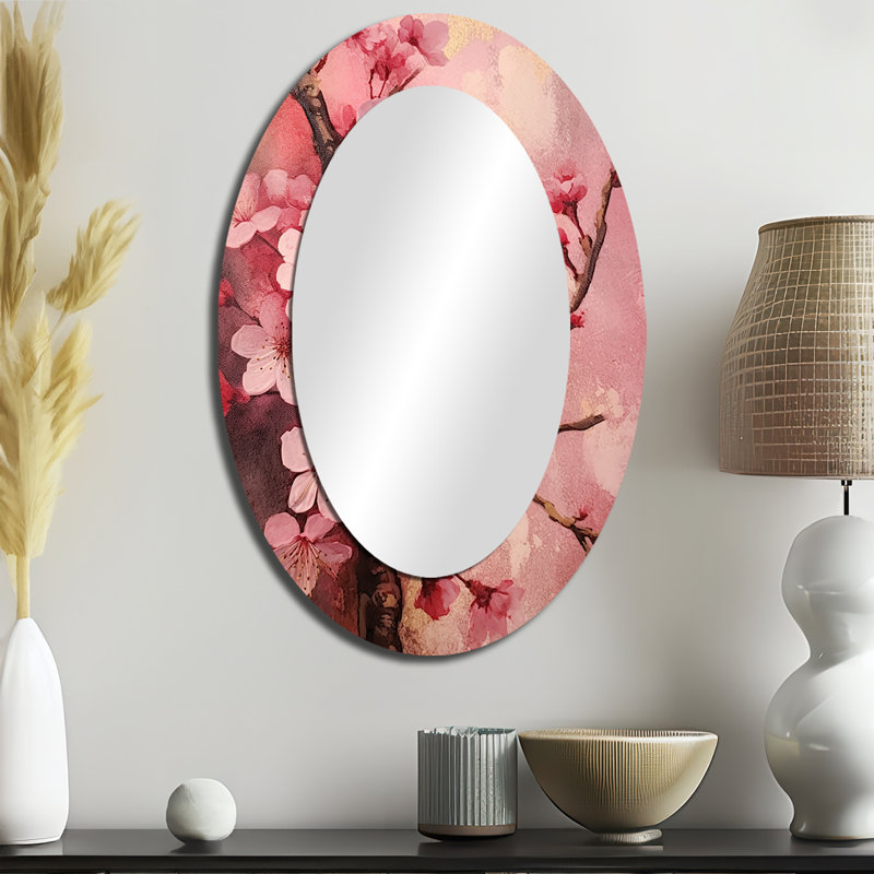 Miroir mural Cherry Blossoms, 36" x 24"