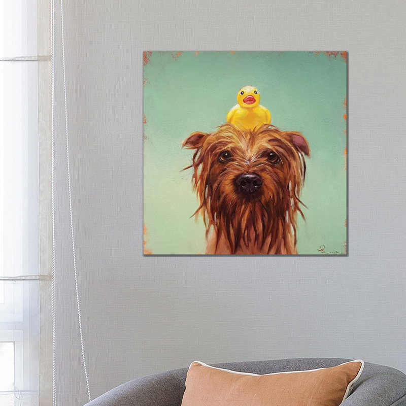 Bath Time 1 Piece Wrapped Canvas Painting, 66.04 cm H x 66.04 cm W x 3.175 cm D
