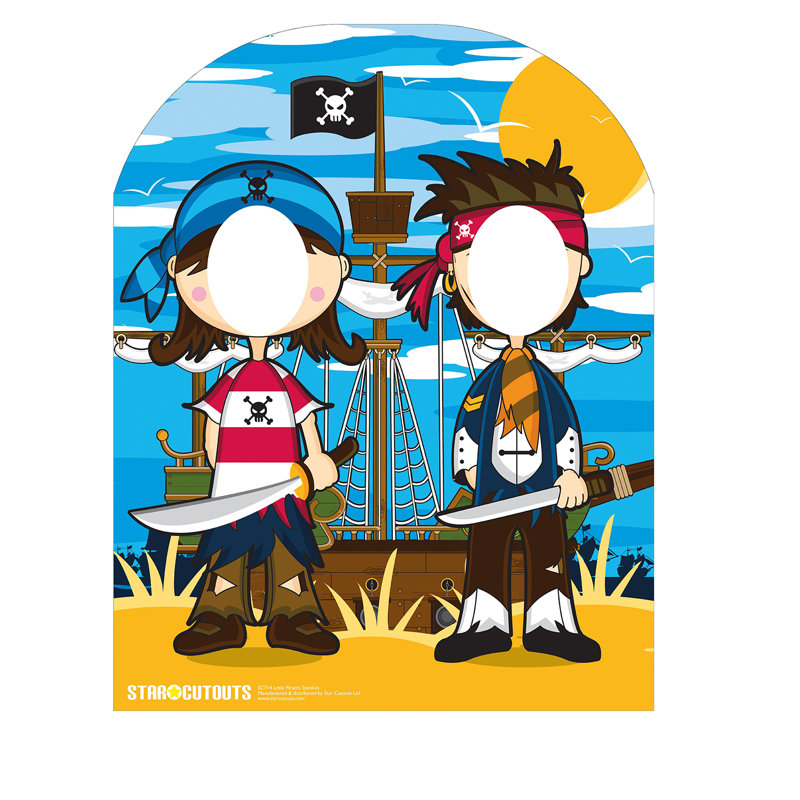 Accroche en carton little pirate