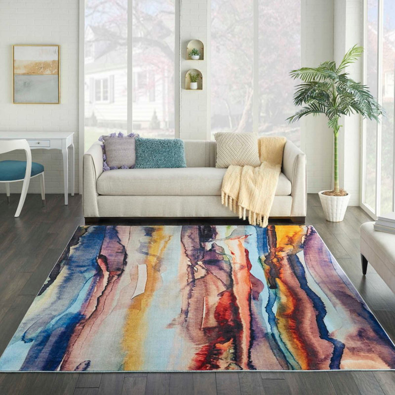 Hartshorn Abstract Area Rug, Rectangle 160 x 221 cm