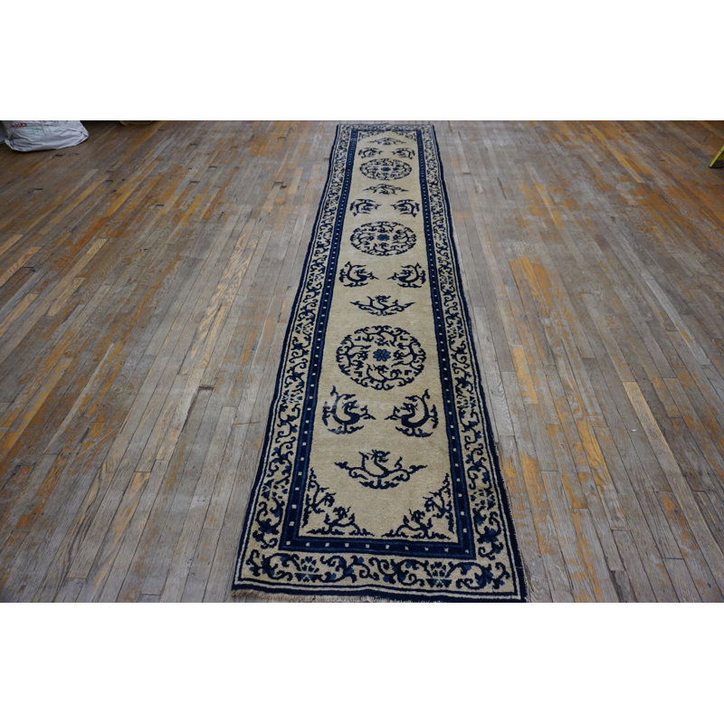 Handmade Wool Floral Area Rug
