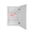 Frontline Shaker Recessed Frameless 1 Door Medicine Cabinet with Adjustable Shelves-72334342-79805197