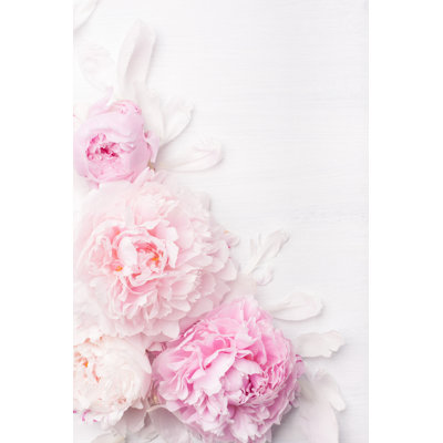 Madisonburg Beautiful pink peonies 1 Piece Wrapped Canvas Wall Art