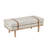 Azayvion Upholstered Bench with Wood Base-91885507