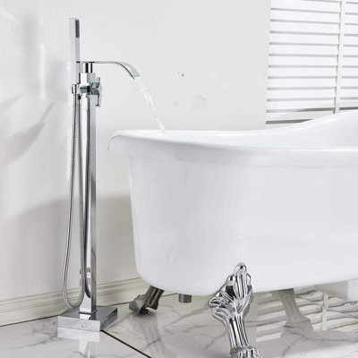Mustecaplioglu Floor Waterfall Faucet Bath Filler