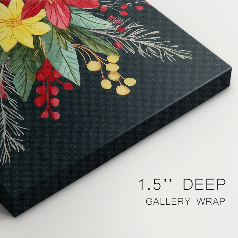 Art des Fêtes de Noël - Toile tendue avec châssis CIX, H 24 po x l 16 po