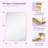 Aluminum Framed Rounded Rectangle Mirror, Wall Mounted Bathroom Vanity Mirror, Modern Horizontal/Vertical Entryway Wall Mirror-811529148-811529151