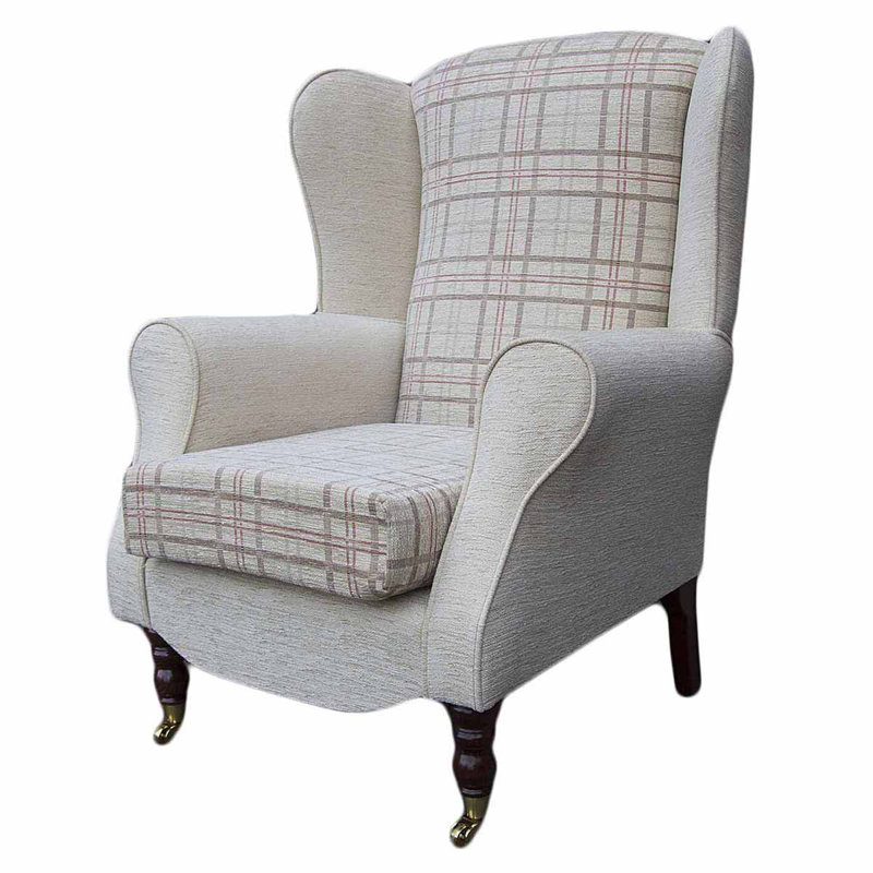 81cm Wide Tufted Wingback Chair
