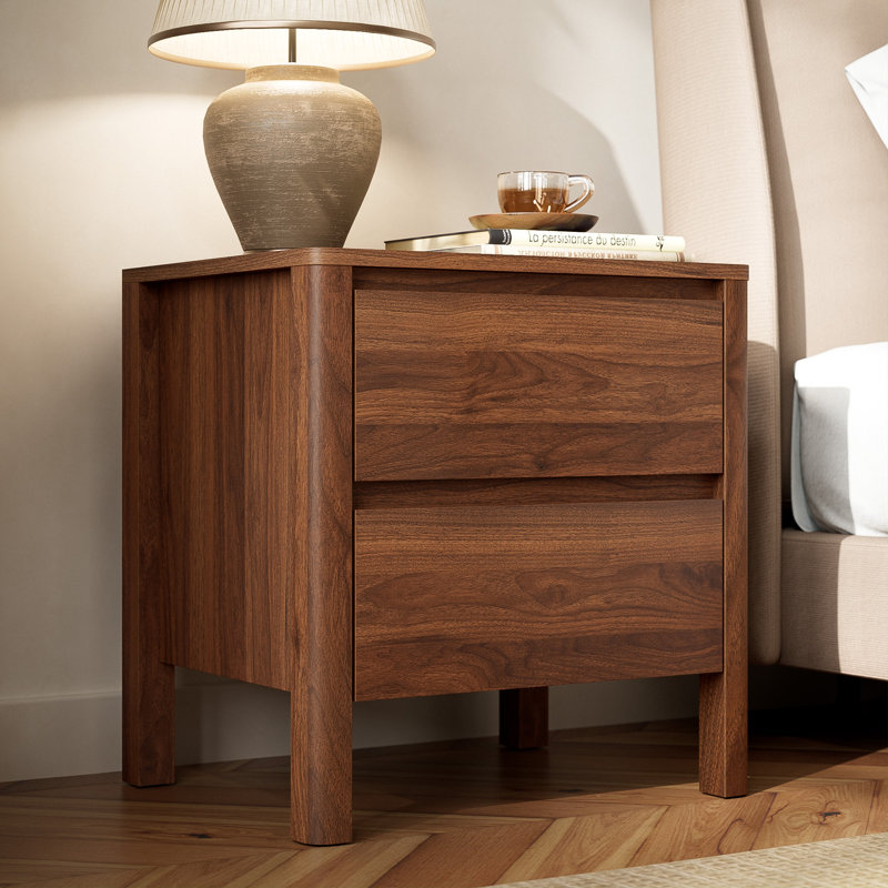 Nightstand With 2 Drawers