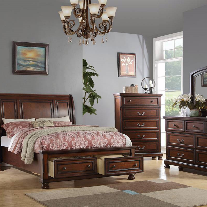 DRESSER en cerisier antique, commode moderne (Commode