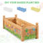 Wood Raised Garden Bed-220015379