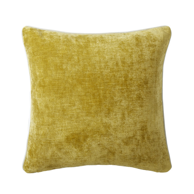 Orpheo Decorative Pillow, Yellow, Square 18"