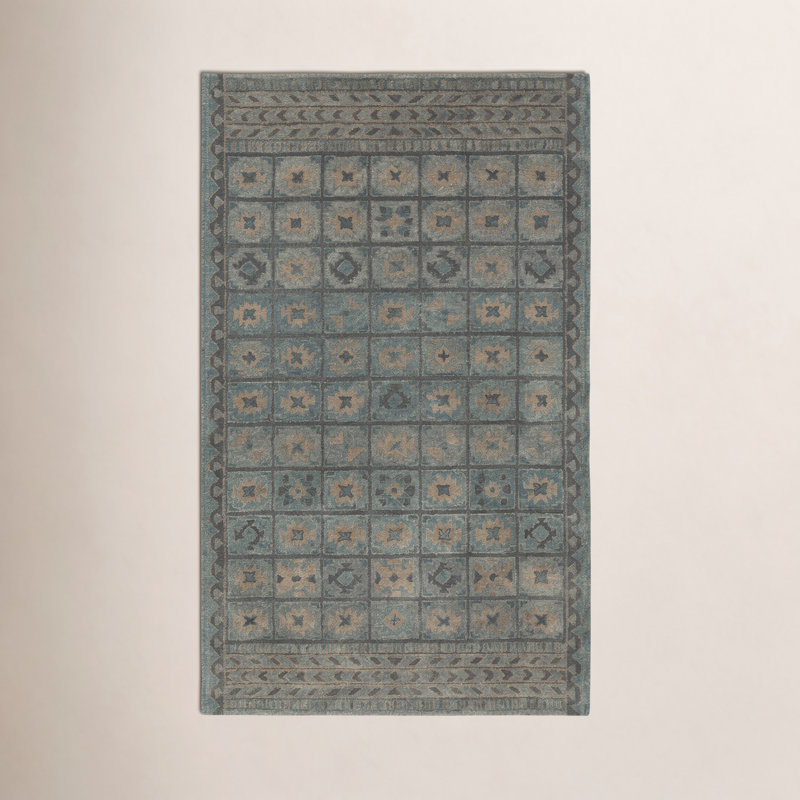 Allison Hand Tufted Wool Indoor Rug, Rectangle 3' x 5'