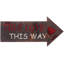 True Love This Way Textual Art on Metal