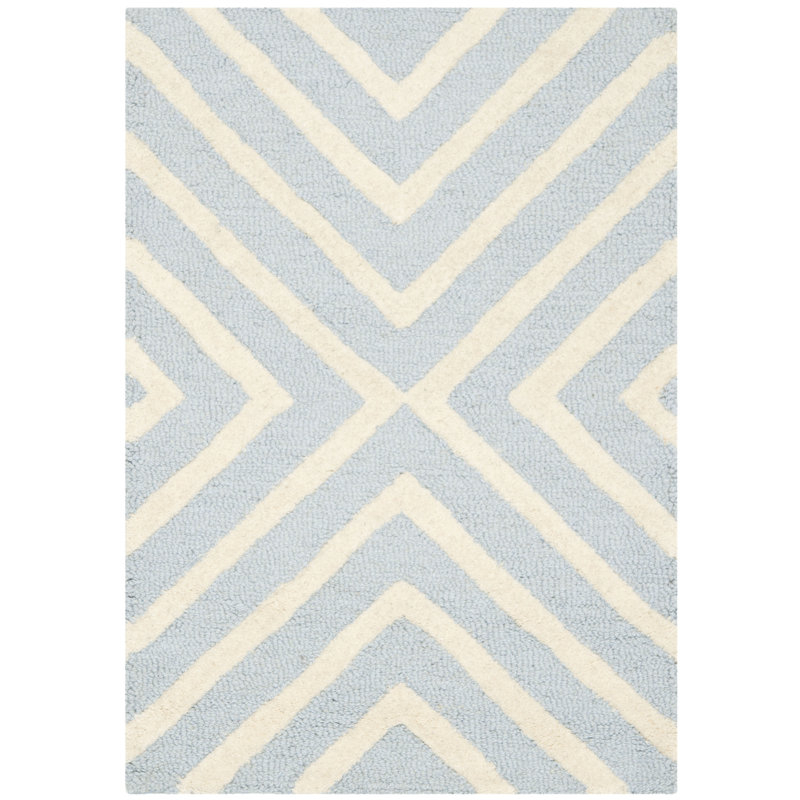 Sivad Tufted Wool Performance Chevron Rug, Rectangle 11' x 15'