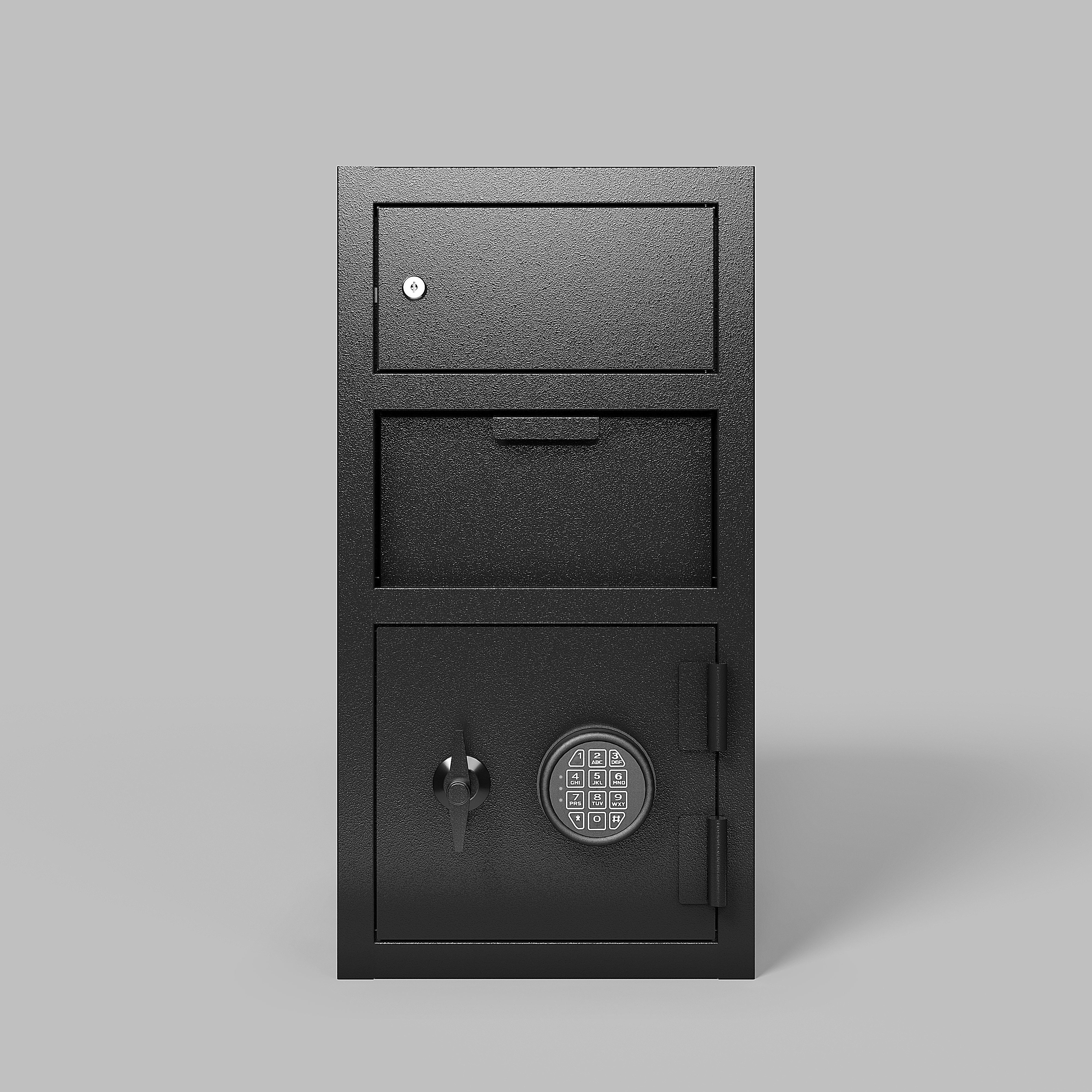 Inbox Zero Double-Door Tipping Cabinet Digital Depository Safe ...