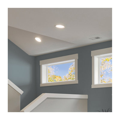 5" Square White Selectable CCT Dimmable LED Recessed Lighting Kit