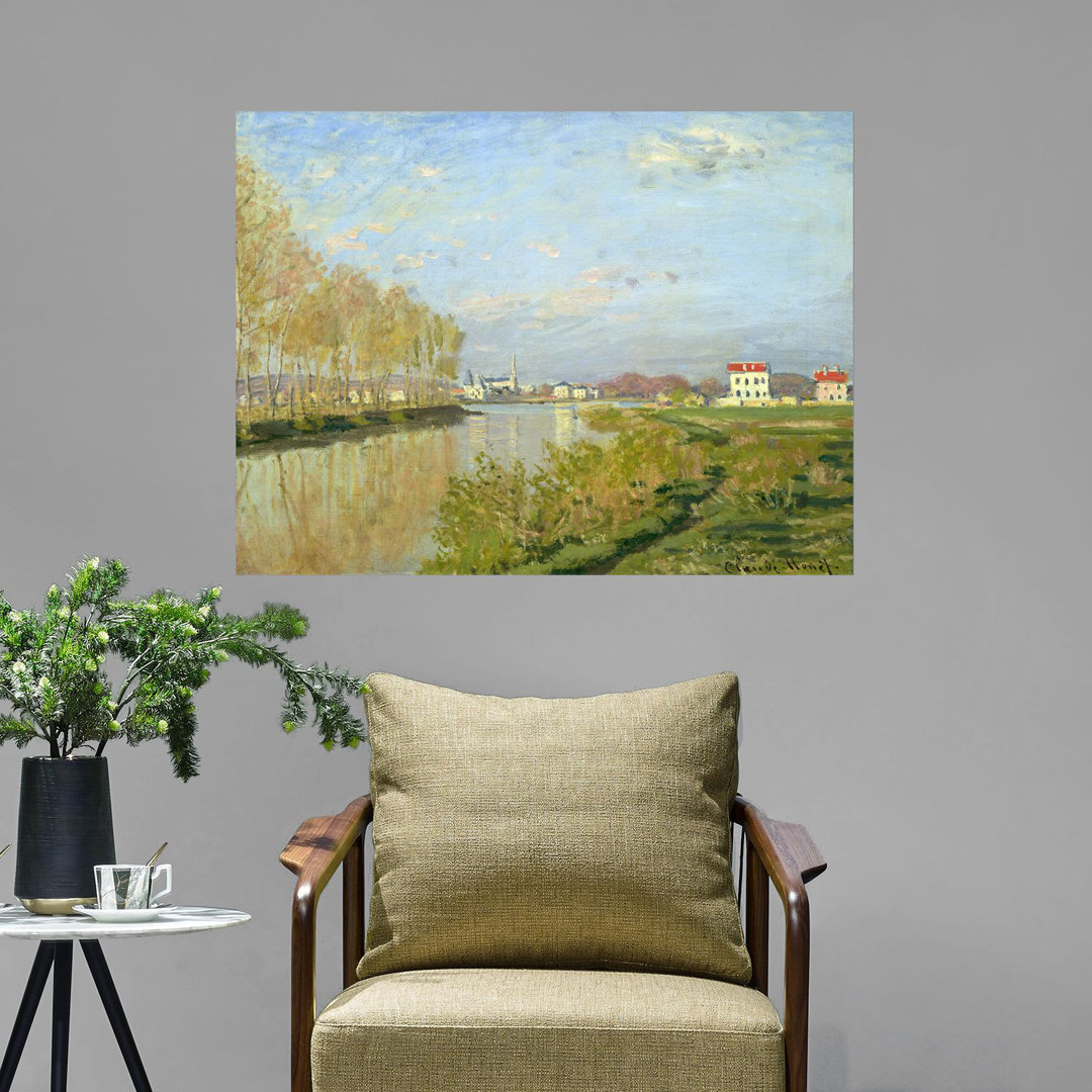 Poster Die Seine bei Argenteuil von Claude Monet