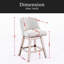 Tabouret de comptoir pivotant Telesha-1691865826