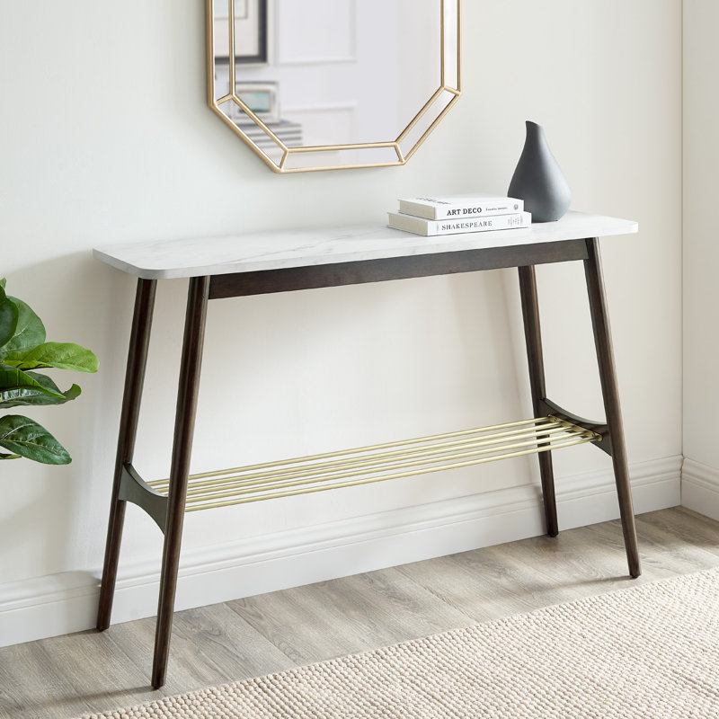 Console 44 po McKail, Chêne brun foncé