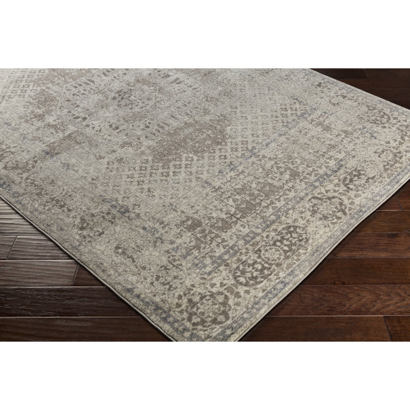 Mexborough Floral Indoor Rug, Rectangle 5' x 8'