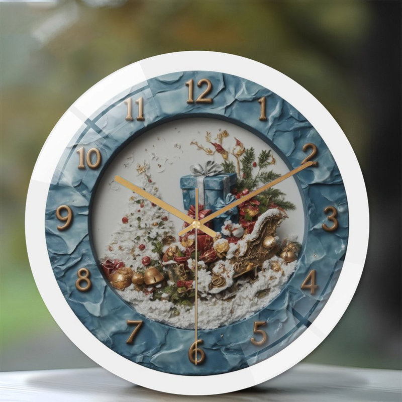 Horloge murale de Noël 12 po