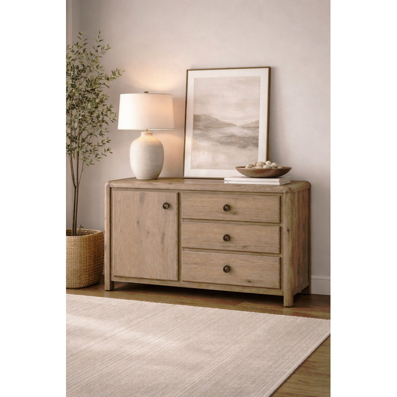 Commode d'appoint English Knotty Oak