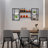 Jisk Wall Mounted Wine Bottle & Glass Rack in