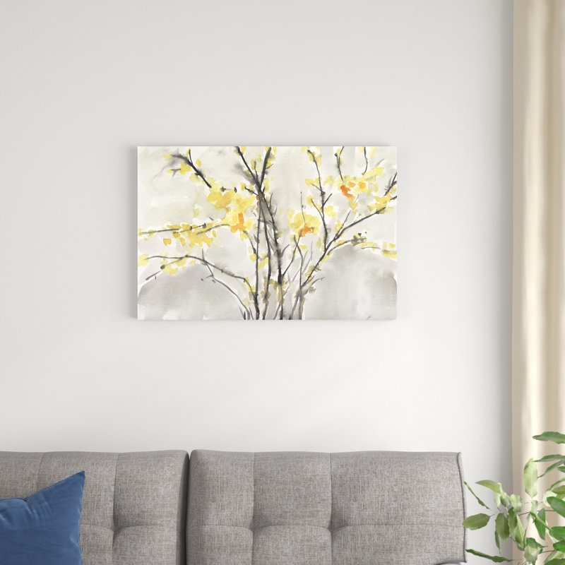 «Blissful Elegance I», peinture sur toile tendue, H 20 po x l 30 po x P 1,25 po