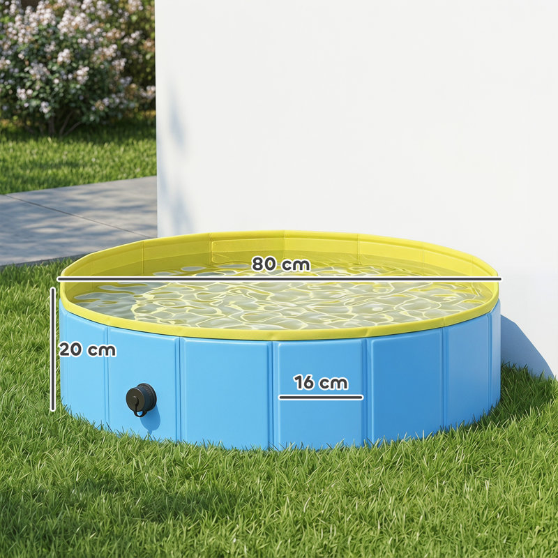 20cm H x 80cm W x 80cm D Dog Pool