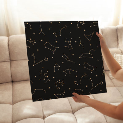 Astronomy and Space Astrology Zodiac Star Constellations I Modern Unframed Art Print