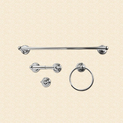 Robiki 4 - Piece Bathroom Hardware Set