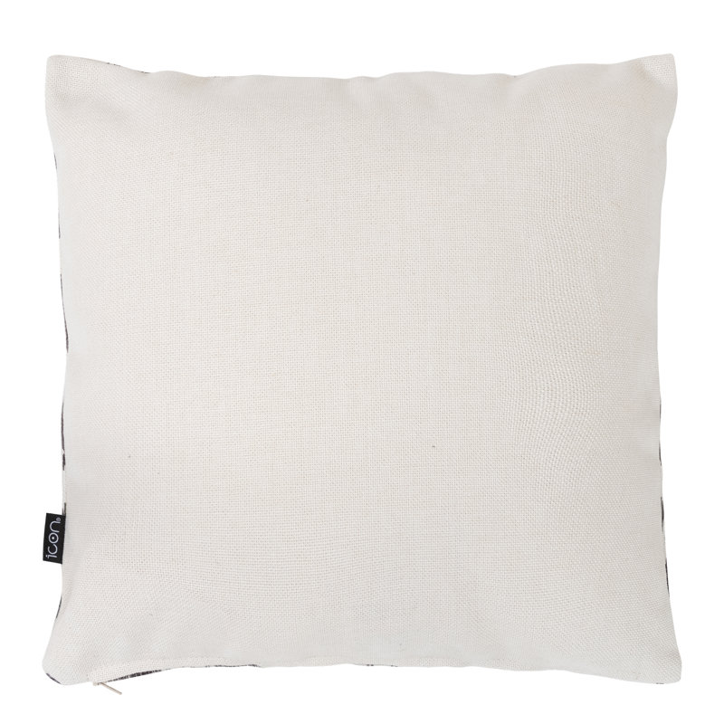 icon Abstract Leaf Print Indoor-Outdoor Cushion