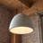 Kristen 1 - Light Black Single Pendant