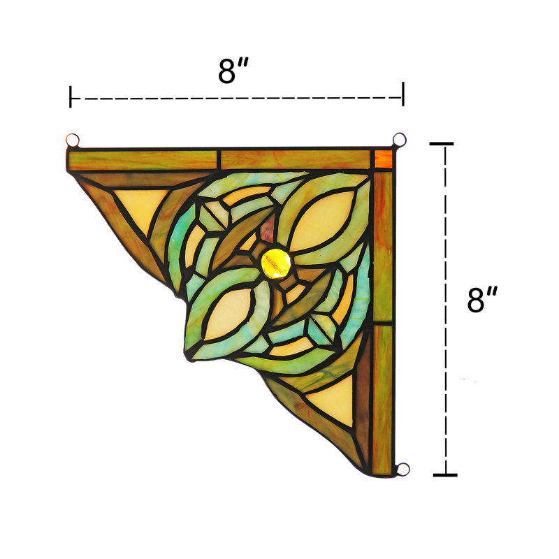 Tiffany Plants & Flowers Window Panel