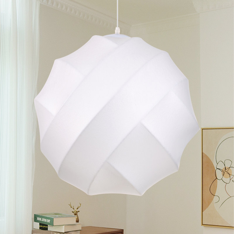 Luminaire suspendu en globe à 1 lumière de type juillet Julus, H 19,68 po x l 19,68 po