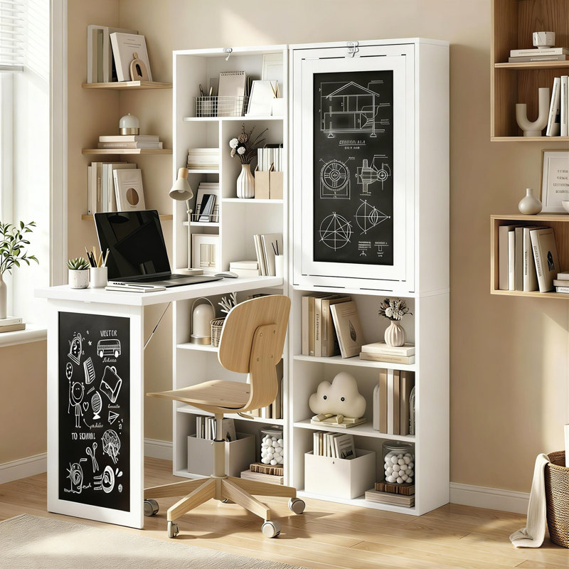 Dinges Leaning / Ladder Desk, White
