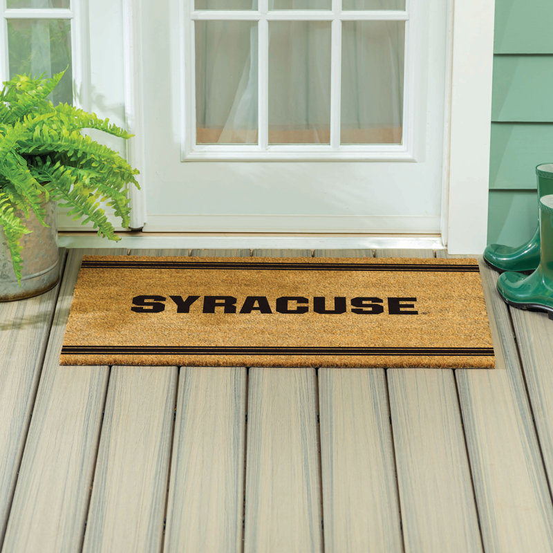 Syracuse University Large One Color Coir Mat, 36"x24"