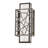 Quadrato Steel LED Flush Mounted Sconce