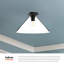 Plafonnier encastré 1 lumière 14,125 po Salem-66310624