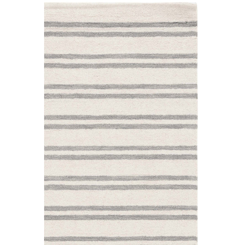 Tapis rayé en laine touffeté à la main Matamar, Rectangle 8 pi x 10 pi