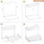 Rangement sous évier et rangement, organisateur d'armoire coulissant, tablette de lavabo escamotable pour la salle de bain, blanc, paquet de 1