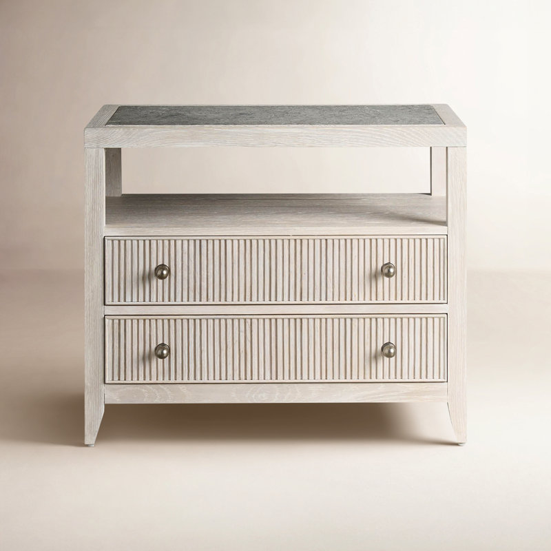 Avaline 2 - Drawer Nightstand, White Oak
