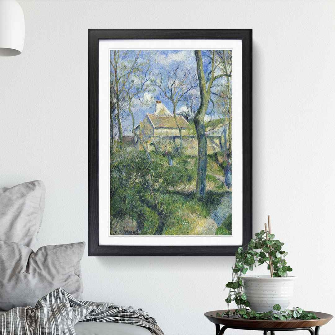 The Path to Les Pouilleux by Camille Pissarro - Picture Frame Painting