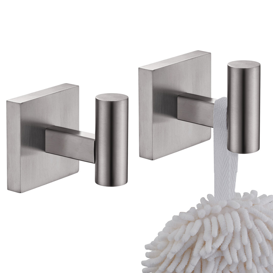 Towel Hook Wall Mounted (Set of 2) KOKOSIRI 