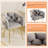 Modern Kitchen Chairs Velvet Upholstered Dining Chairs Set of 6-883128336