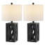 Lampe de table en bois massif Briea-586325169